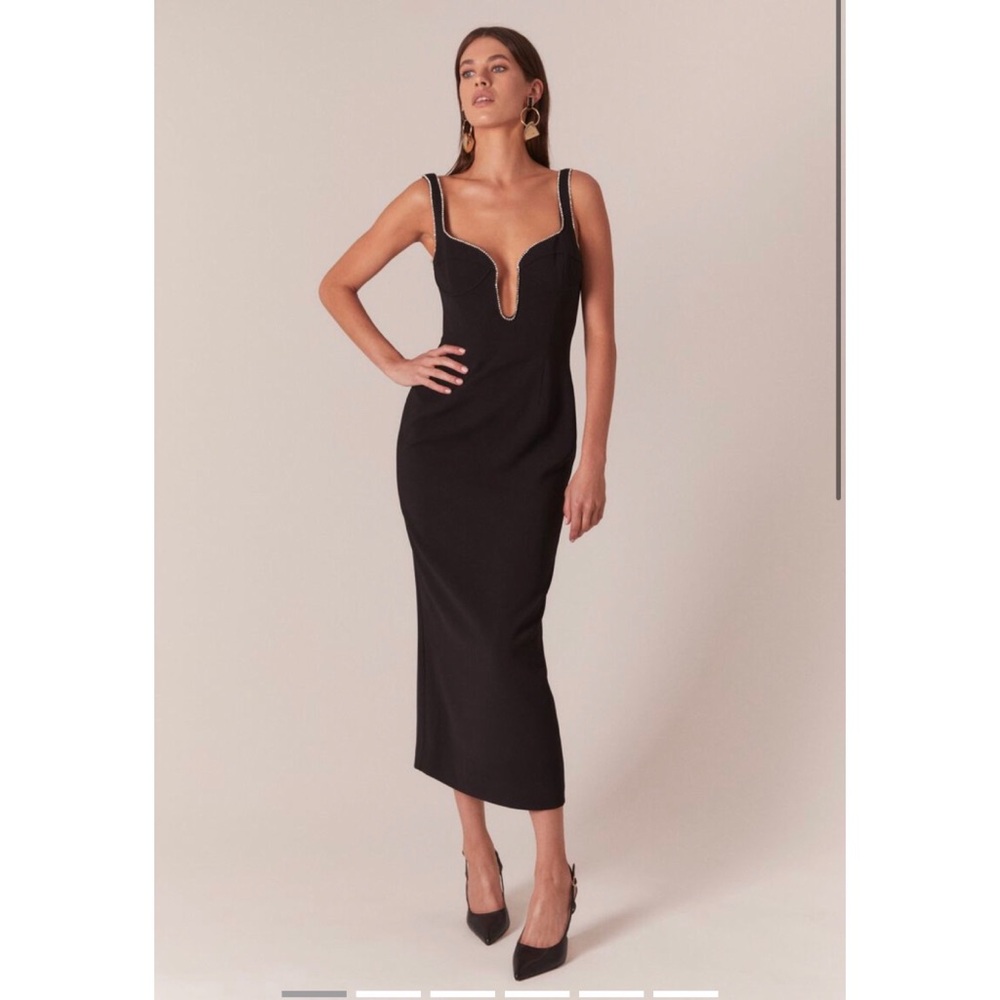 Bardot Black Midi Dress